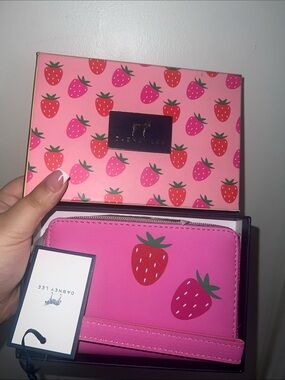 Dagne Dover Pink Strawberry Wallet